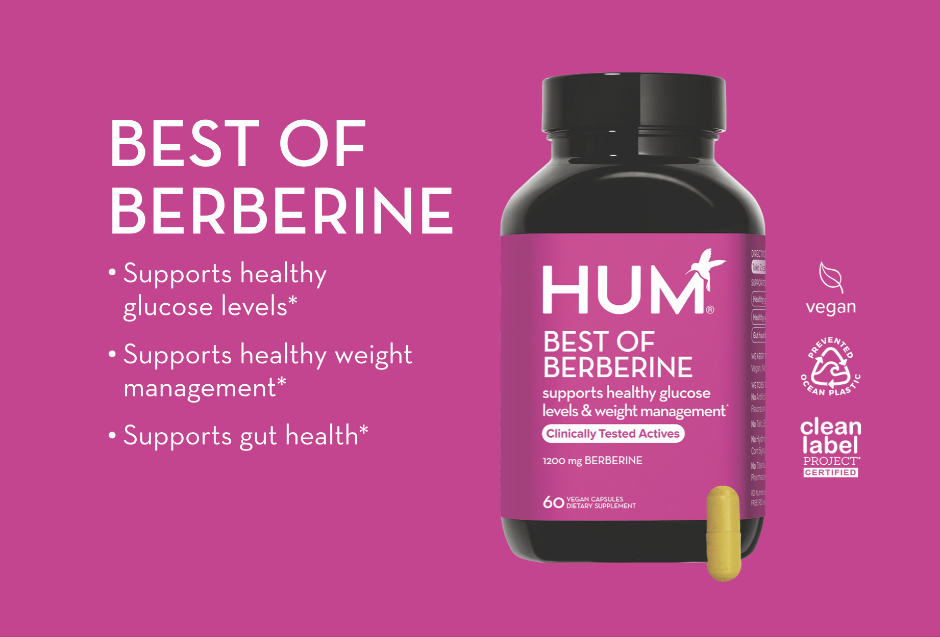 fact card for Best of Berberine by HUM Nutrition